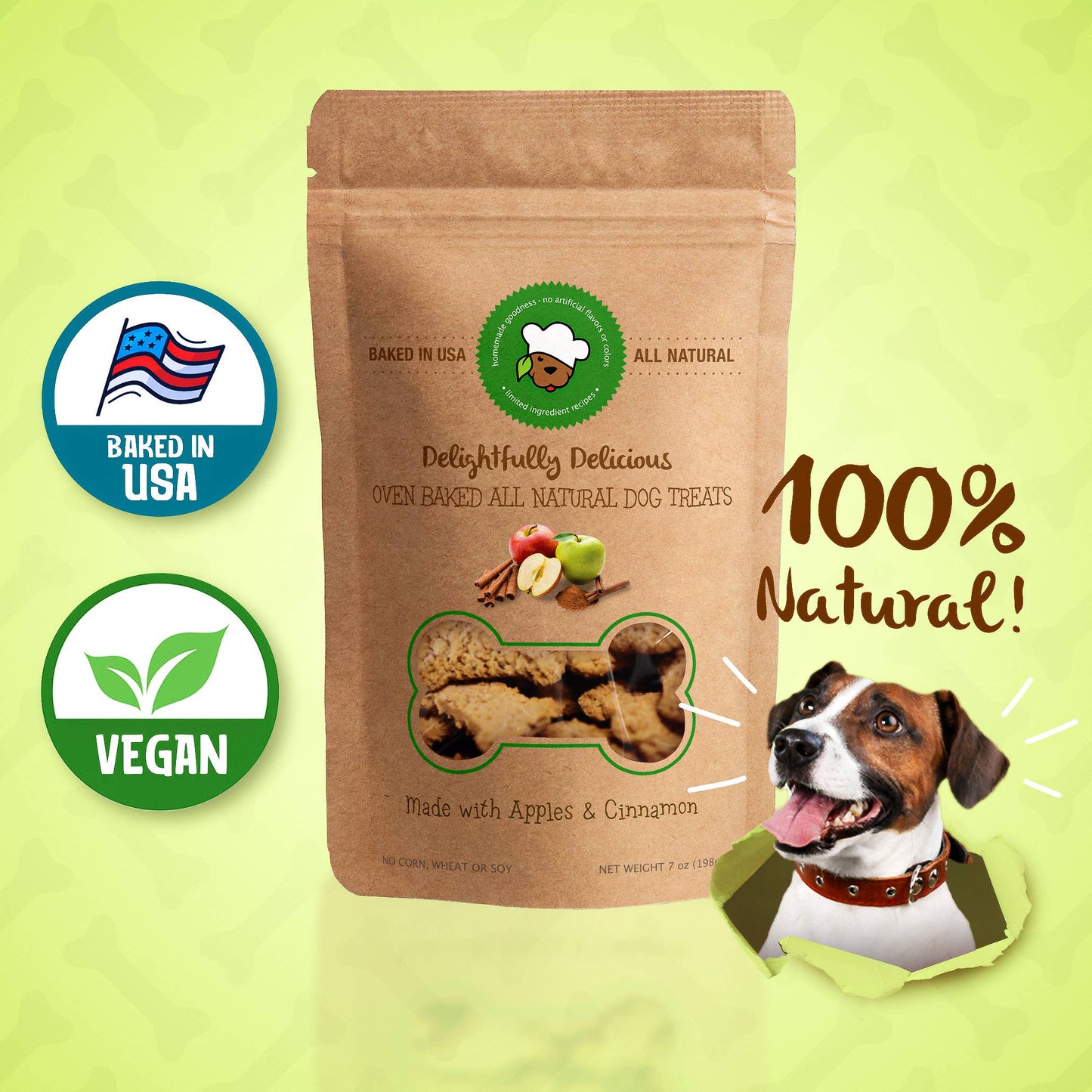 One Set of Mini Dog Treats 3 Flavors - Starter Subscription Plan