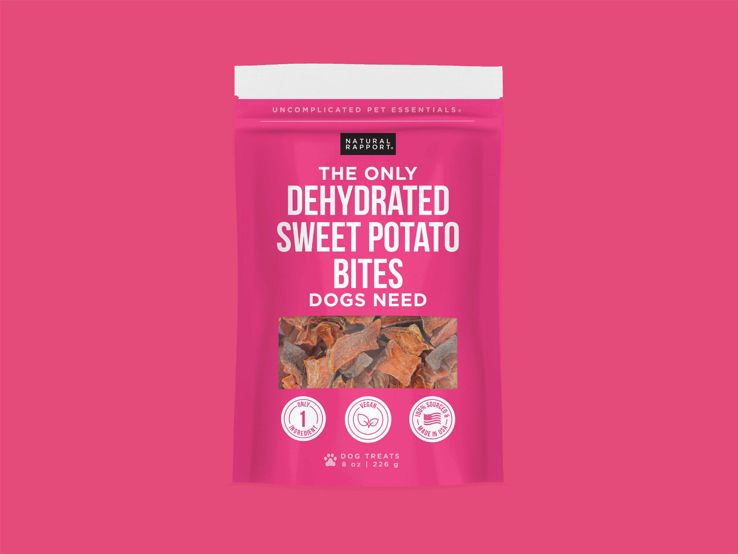 The Only Dehydrated Sweet Potato Bites Dogs Need