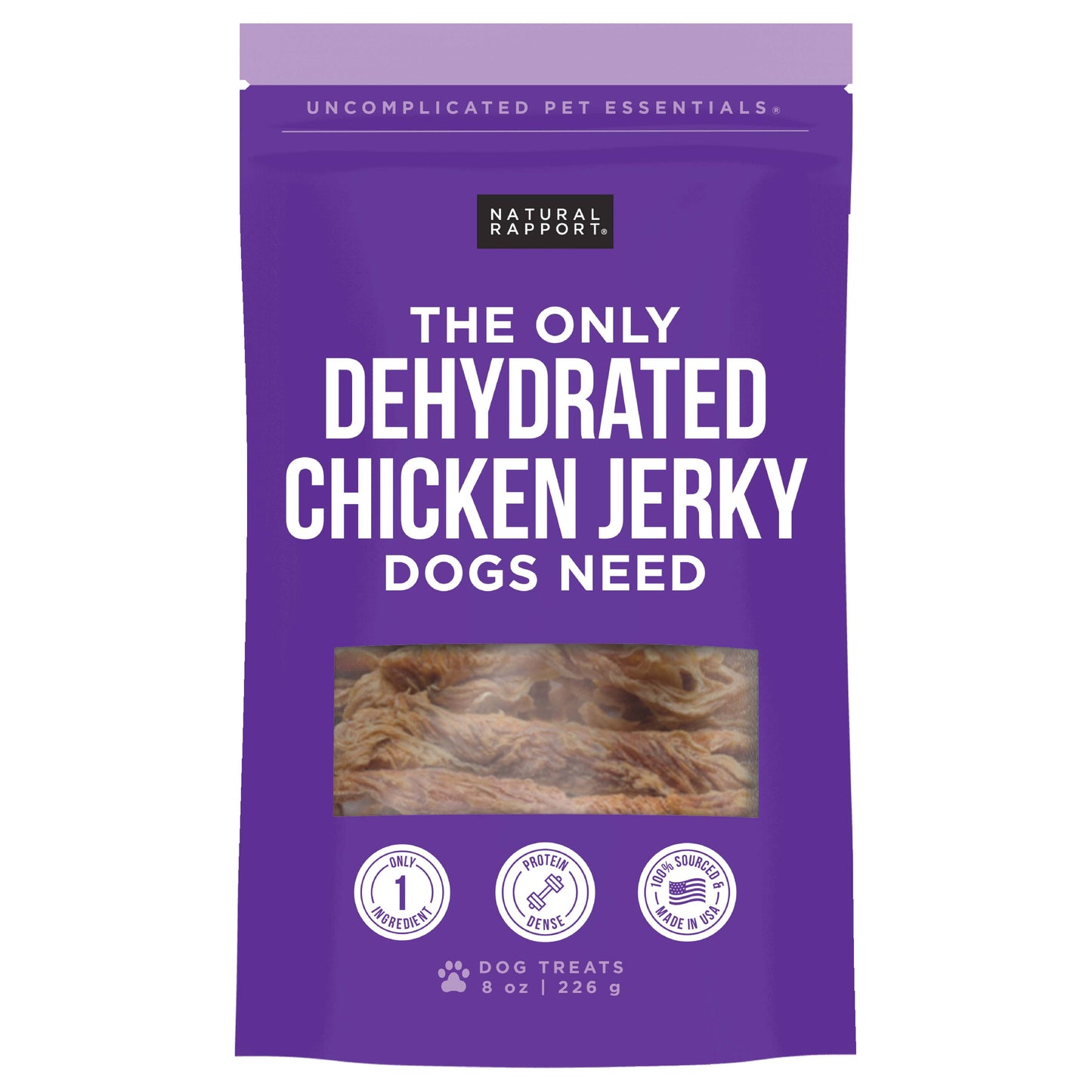 The Only Dehydrated Chicken Jerky Dogs Need