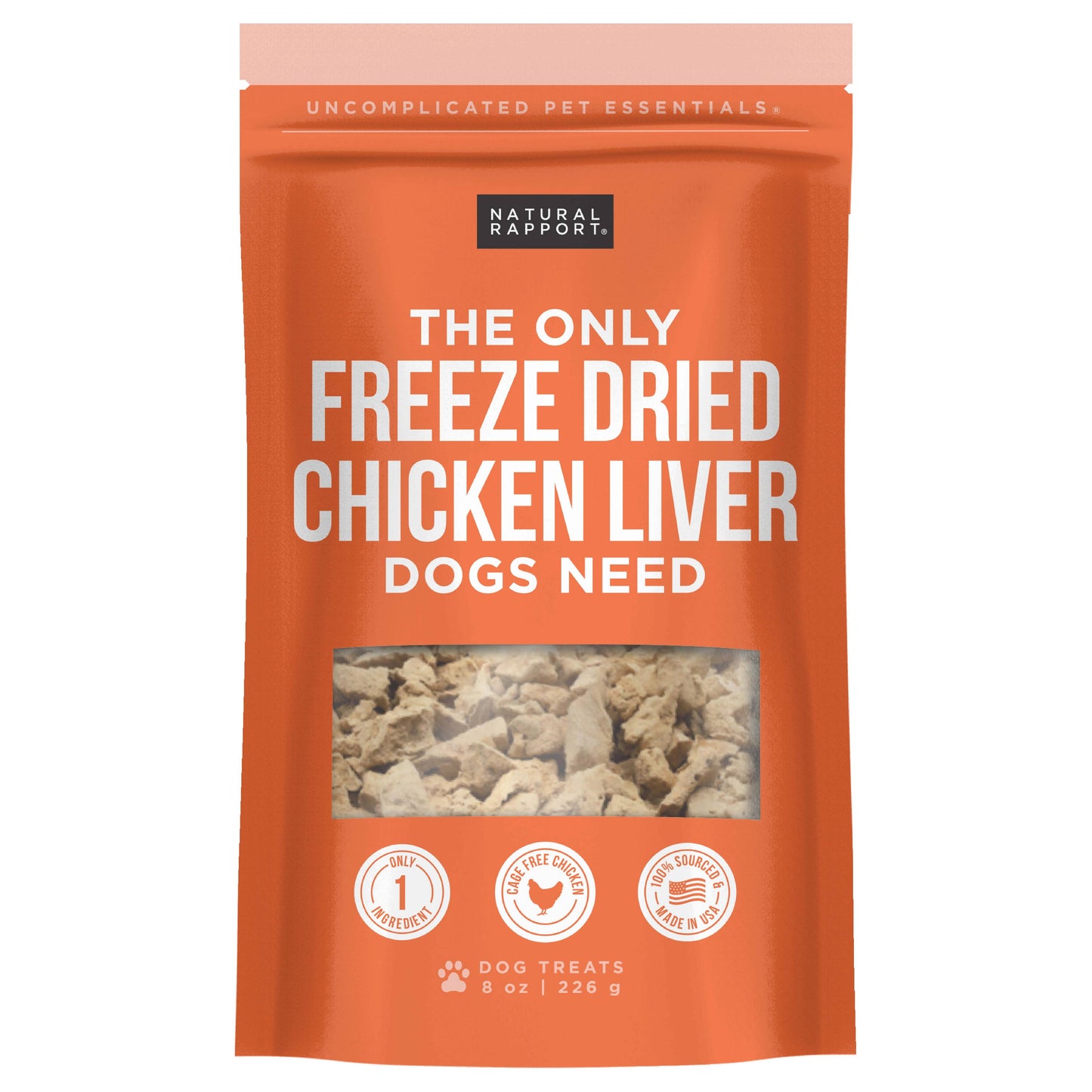 The Only Freeze Dried Chicken Liver Dogs Need